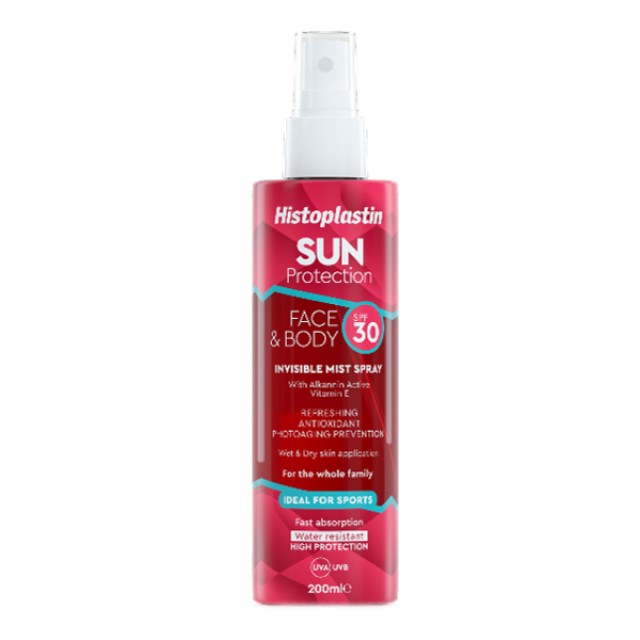 Histoplastin Sun Protection Invisible Mist Spray Face & Body SPF30 200ml