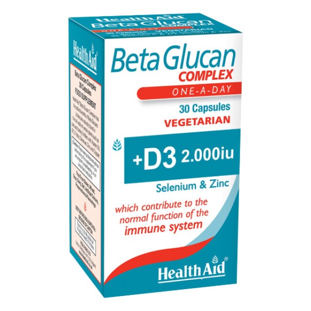 Health Aid Beta Glucan Complex 30 κάψουλες