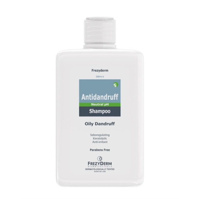 Frezyderm Antidandruff Shampoo Σαμπουάν Για Τη Λιπαρή Πιτυρίδα 200ml