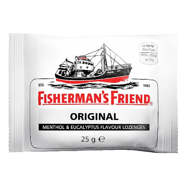 Fisherman’s Friend Original Extra Strong γεύση Μέντα και Ευκάλυπτος 25g