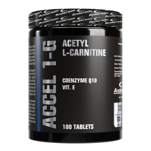 Anderson Accel 1-G (Acetyl Carnitine) 100 ταμπλέτες
