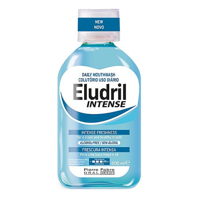 Eludril Intense Στοματικό διάλυμα για Αίσθηση Φρεσκάδας 500ml