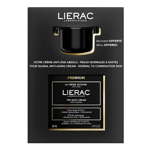 Lierac Premium The Silky Cream 50ml & Refill 50ml
