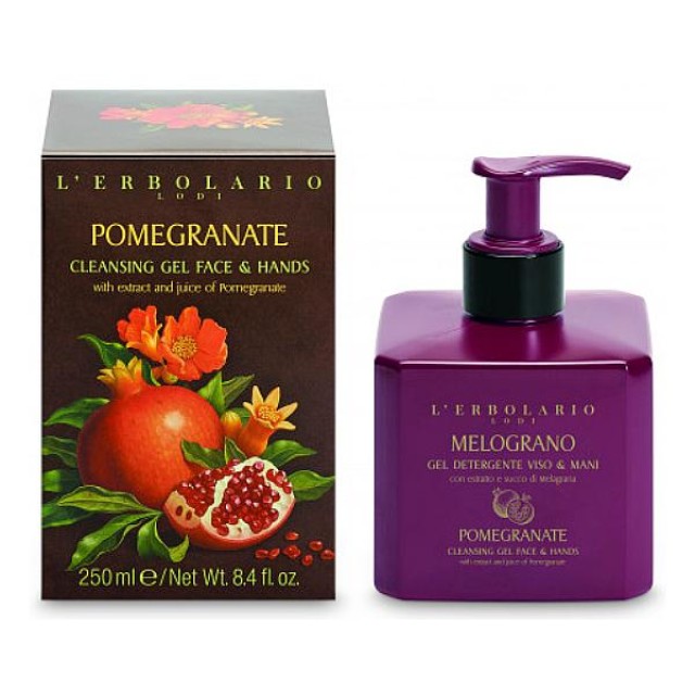 L'Erbolario Melograno Face and Hand Cleanser 250ml