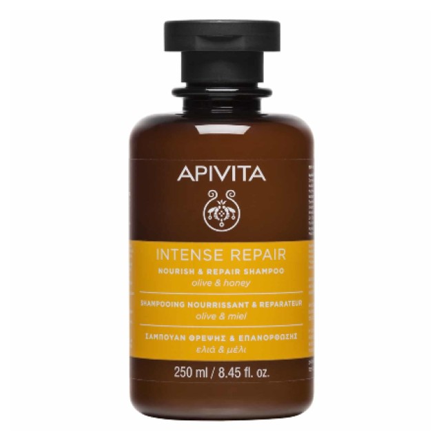 Apivita Intense Repair Nourishing & Repairing Shampoo With Olive & Honey 250ml