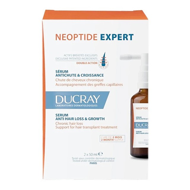 Ducray Neoptide Expert Serum Ορός κατά της Τριχόπτωσης Promo 2x50ml