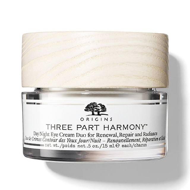 Origins Three Part Harmony Day & Night Eye Cream Duo For Renewal, Repair And Radiance 15ml