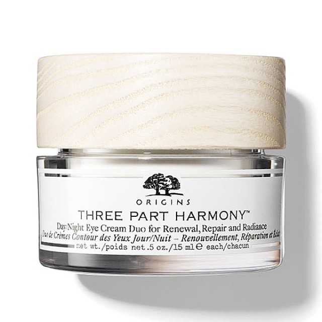 Origins Three Part Harmony Day & Night Eye Cream Duo For Renewal, Repair And Radiance 15ml