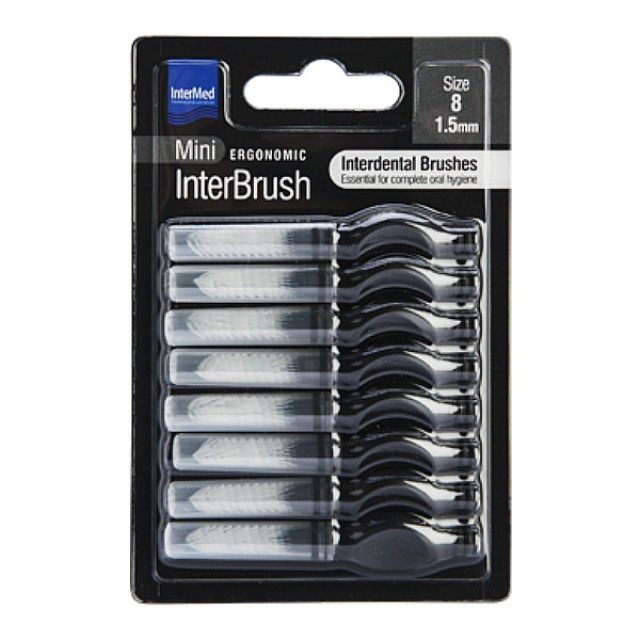 Intermed Ergonomic InterBrush Mini Size 8 1.5mm 8 pieces