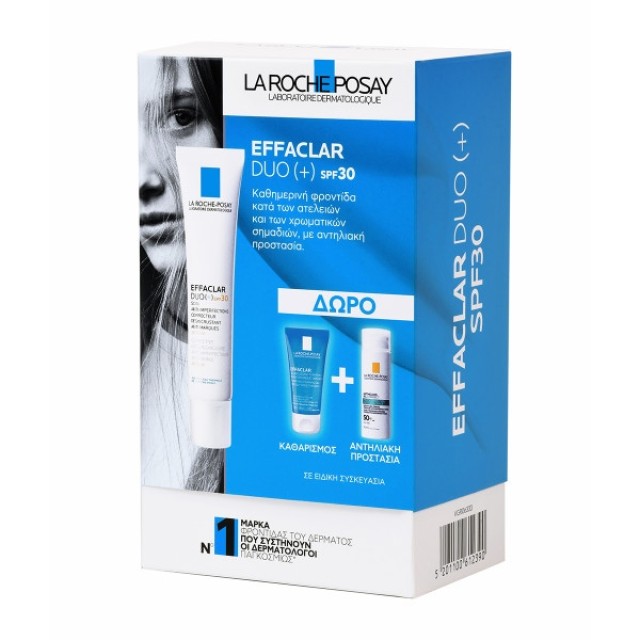 La Roche Posay Effaclar Duo (+) SPF30 40ml & ΔΩΡΟ Effaclar Gel 50ml & Anthelios Oil Correct SPF50+ 3ml