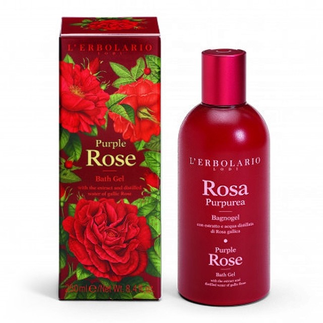 L'Erbolario Rosa Purpurea Αφρόλουτρο 250ml