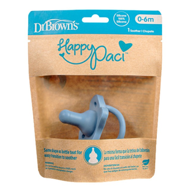 Dr. Brown's Silicone Soother 0-6m Blue 1 τεμάχιο
