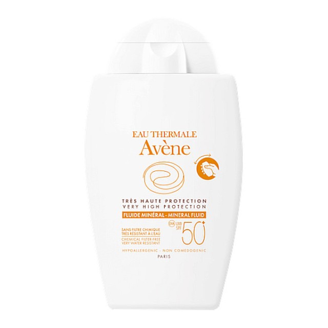 Avene Fluide Mineral Sunscreen SPF50 40ml