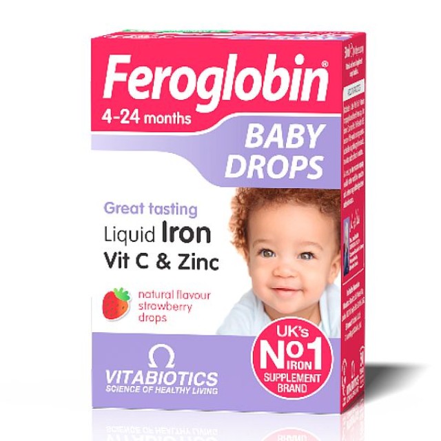 Vitabiotics Feroglobin Baby Drops 4-24m 30ml