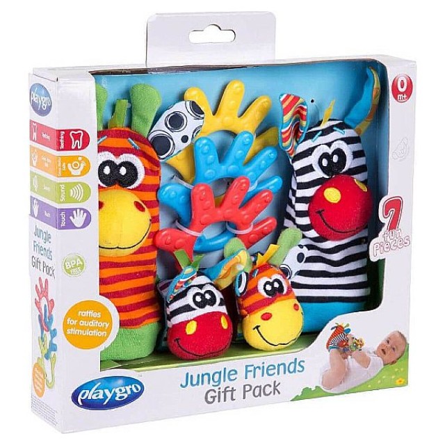 Playgro Jungle Friends Gift Pack 0m+ 1 set