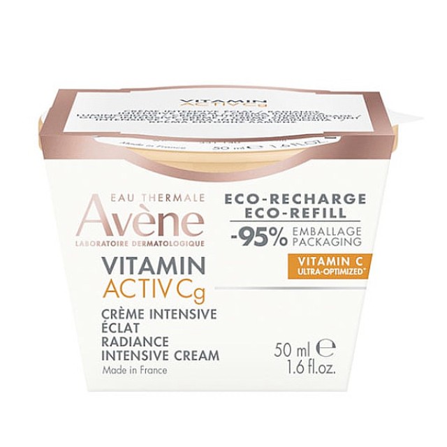 Avene Vitamin Active Cg Κρέμα Εντατικής Λάμψης Refill 50ml