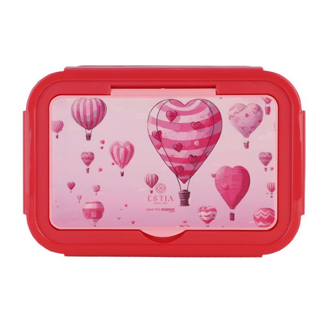 Estia Lunch Box 2 Inox Compartments Love Ascend 900ml