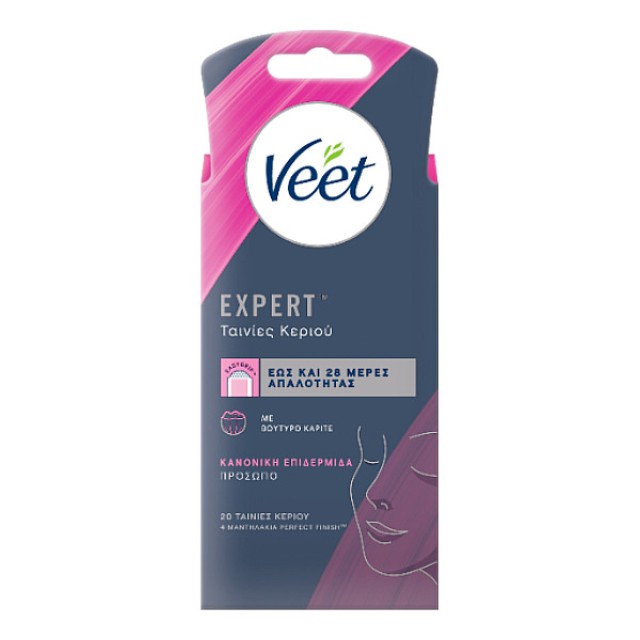 Veet Expert Wax Strips Face 20 τεμάχια