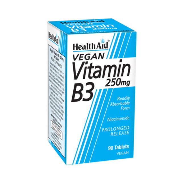 Health Aid Vitamin B3 (Niacin) 250mg 90 tablets