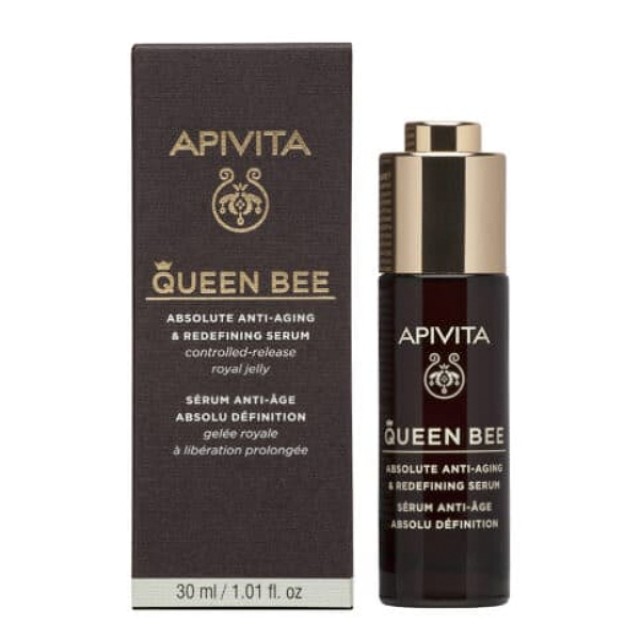 Apivita Queen Bee Ορός Απόλυτης Αντιγήρανσης & Ανόρθωσης Περιγράμματος 30ml