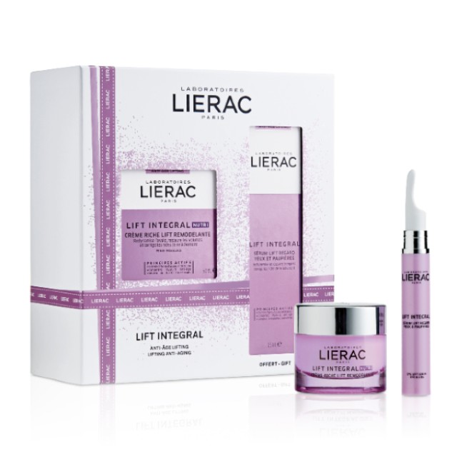 Lierac Xmas Set Lift Integral Nutri Πλούσια Υφή 50ml & Lift Integral Ορός Ματιών 15ml