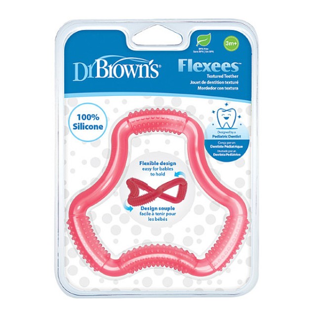 Dr. Brown's Teething Ring Red 1 pc