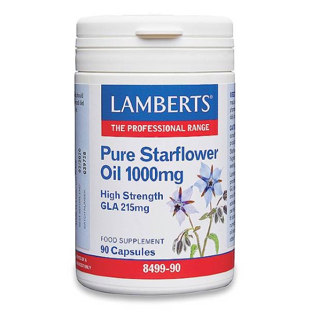 Lamberts Pure Starflower Oil 1000mg 90 capsules