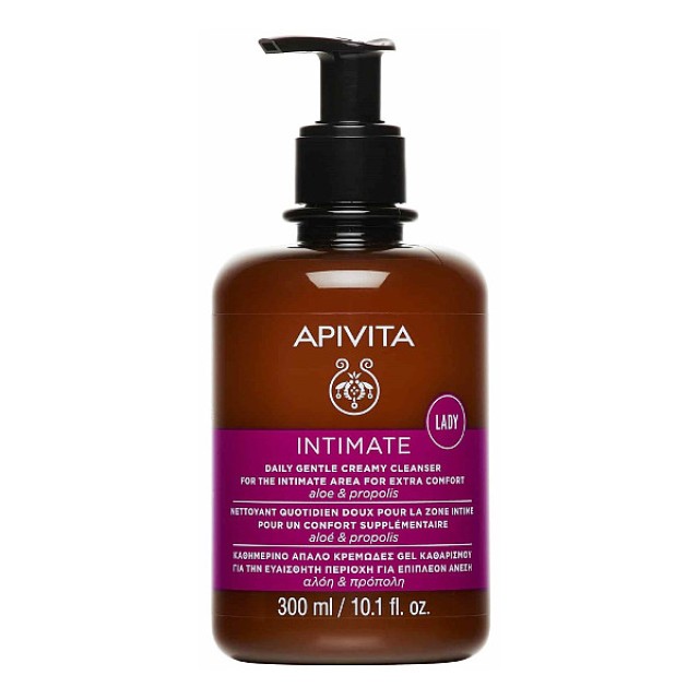 Apivita Intimate Lady Daily Gentle Creamy Cleanser 300ml