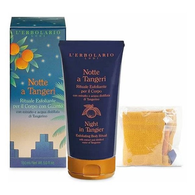 L'Erbolario Notte a Tangeri Body Cream with Exfoliating Glove 150ml