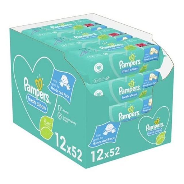 Pampers Wipes Fresh Clean 624 pieces