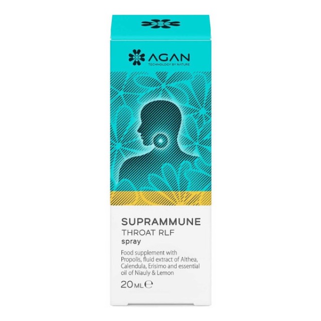Agan Suprammune Throat Relief Spray 20ml