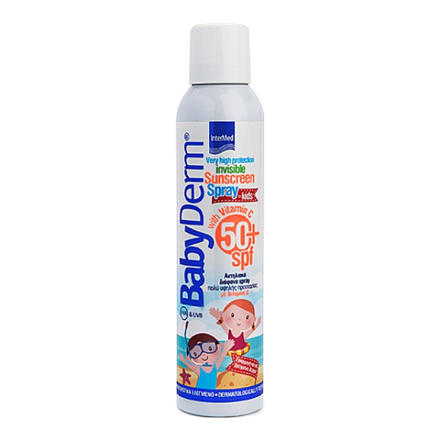 Intermed Babyderm Invisible Sunscreen Spray for Kids SPF50 200ml
