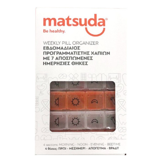Matsuda Weekly Pill Organizer