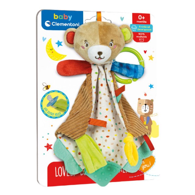Baby Clementoni Lovely Bear Comforter 0m+ 1 τεμάχιο