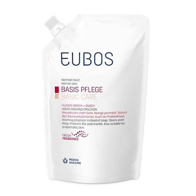 Eubos Basic Care Red Liquid Washing Emulsion Refill 400ml