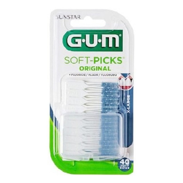 Gum Soft-Picks Original Μεσοδόντιες Οδοντογλυφίδες Extra Large 40 τεμάχια