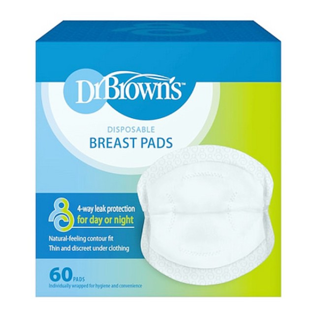 Dr. Brown's Disposable Breast Pads 60 τεμάχια