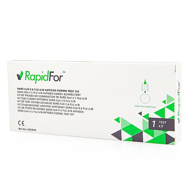 RapidFor Covid-19 & FLU A/B Antigen Rapid Test 1 τεμάχιο