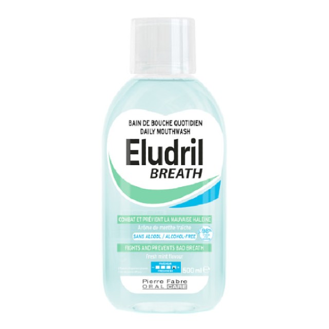 Eludril Breath Mouthwash 500ml