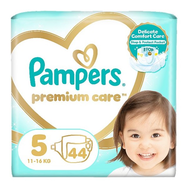 Pampers Premium Care No. 5 (11-16 kg) 44 τεμάχια