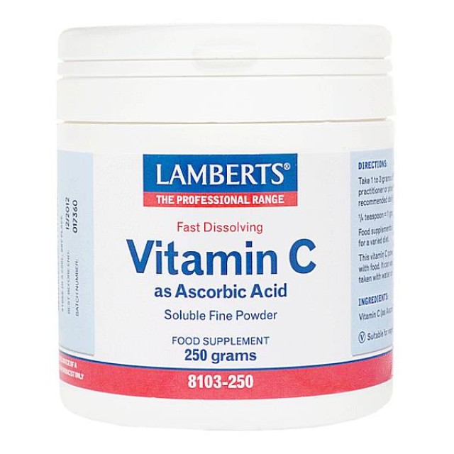 Lamberts Vitamin C as Ascorbic Acid 250g