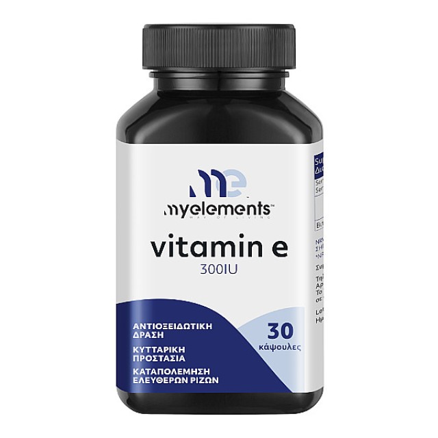 My Elements Vitamin E 300IU 30 capsules