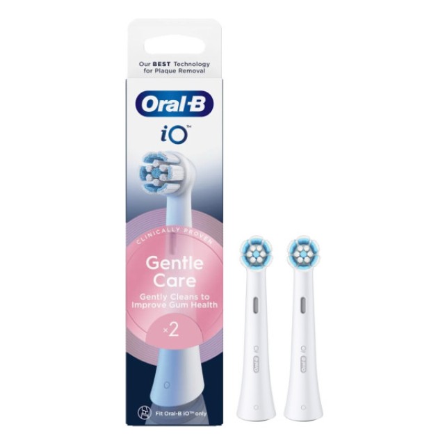 Oral-B iO Gentle Care White 2 ανταλλακτικές κεφαλές