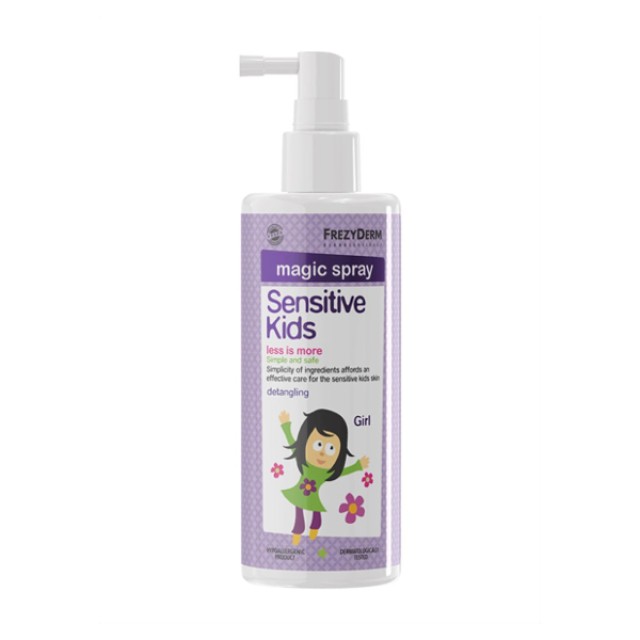 Frezyderm Sensitive Kids Magic Spray Girl Παιδικό Σπρέι Για Ξέμπλεγμα Μαλλιών 150ml