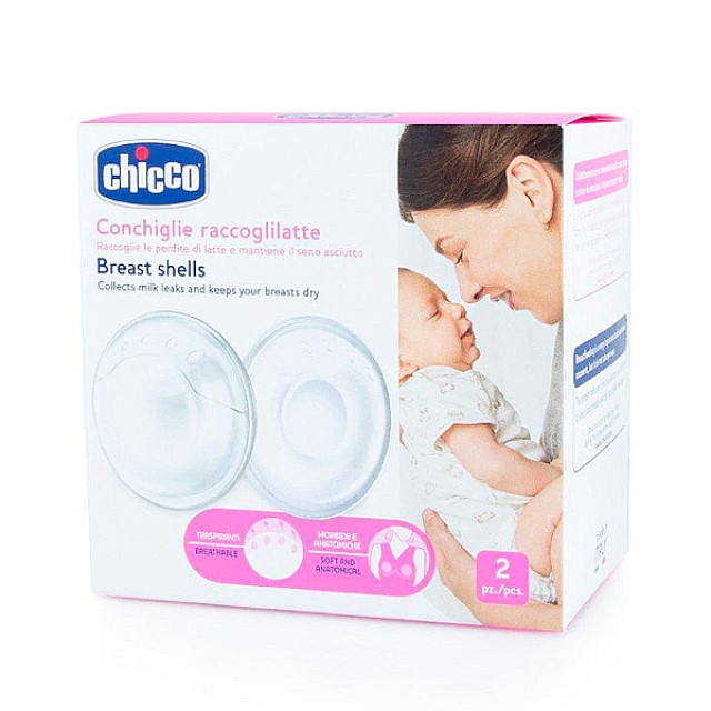 Chicco Breast Milk Collection Shells 2 pieces