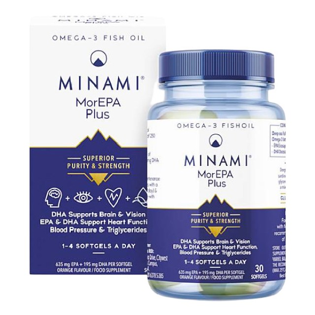 Minami MorEPA Plus 30 μαλακές κάψουλες