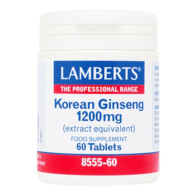 Lamberts Korean Ginseng 1200mg 60 tablets