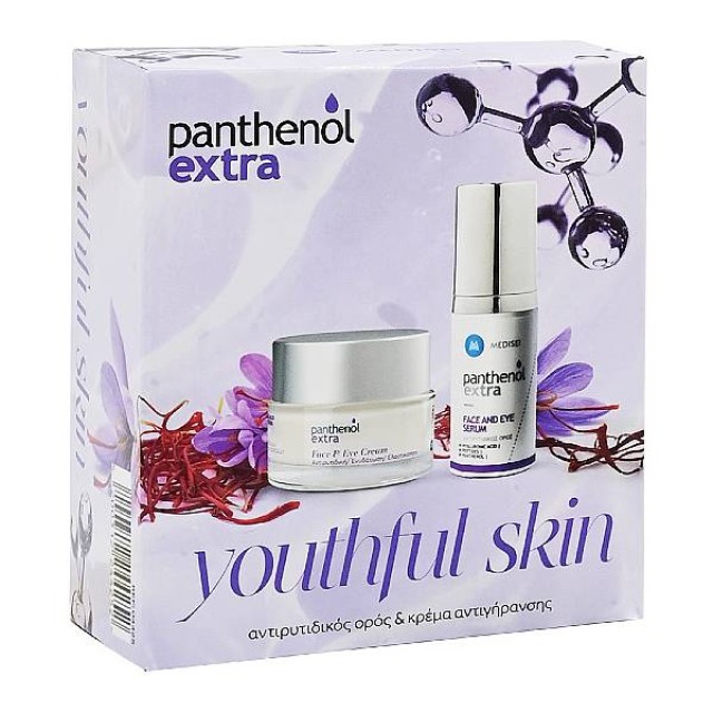 Panthenol Extra Youthful Skin Set Face & Eye Cream 50ml & Face & Eye Serum 30ml