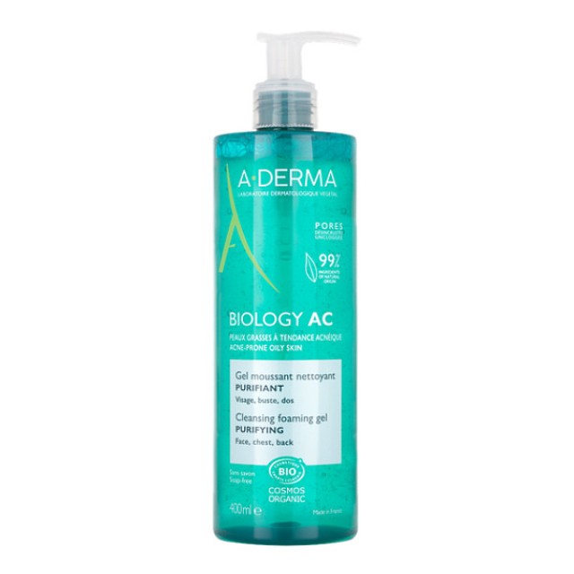 A-Derma Biology AC Cleansing Foaming Gel 400ml