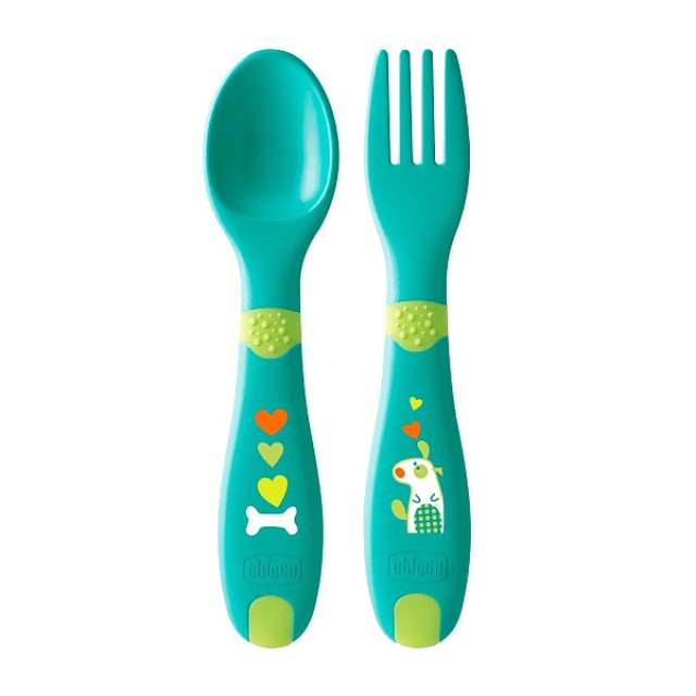 Chicco Fork-Spoon Set 12m+